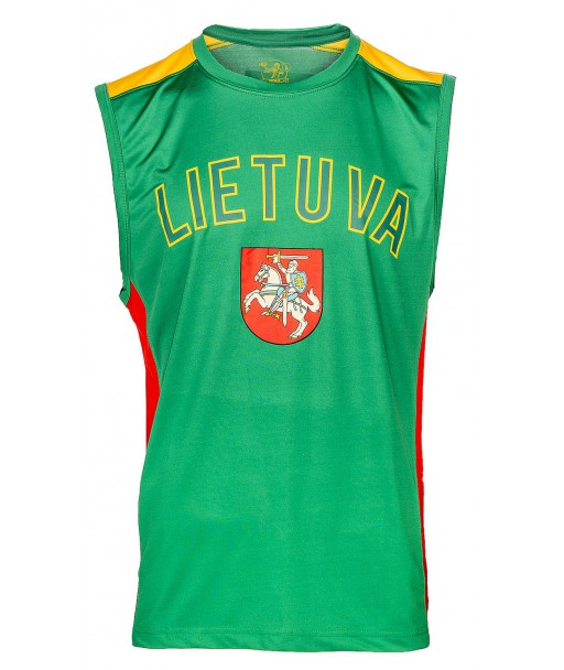 Sportiniai marškinėliai be rankovių Lietuva su Vyčiu